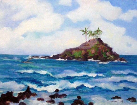 Cinder Cone with Palms