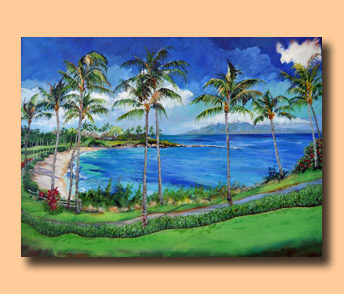 looking across the bay